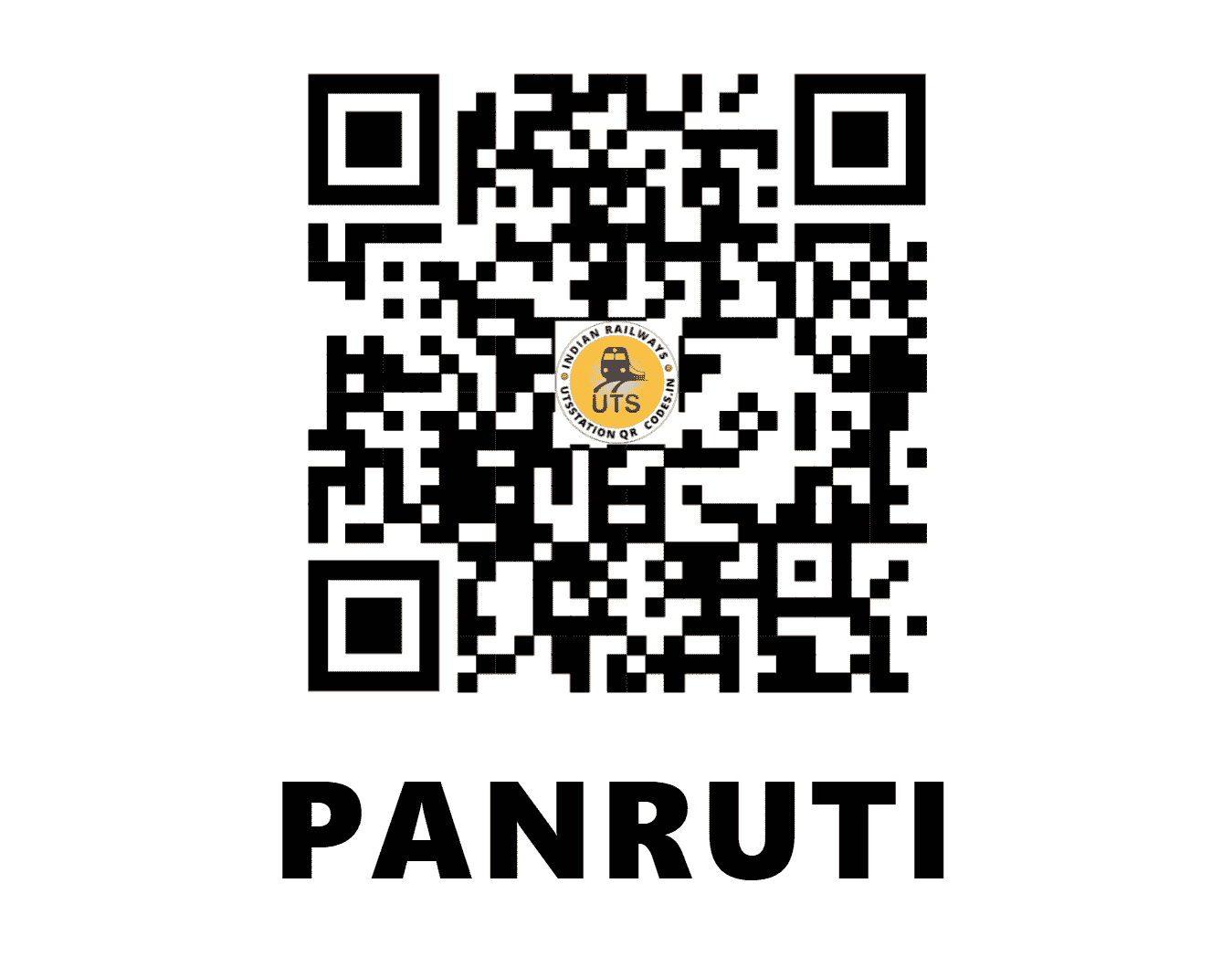 UTS QR Code for PANRUTI - PRT (SR - TAMIL NADU)